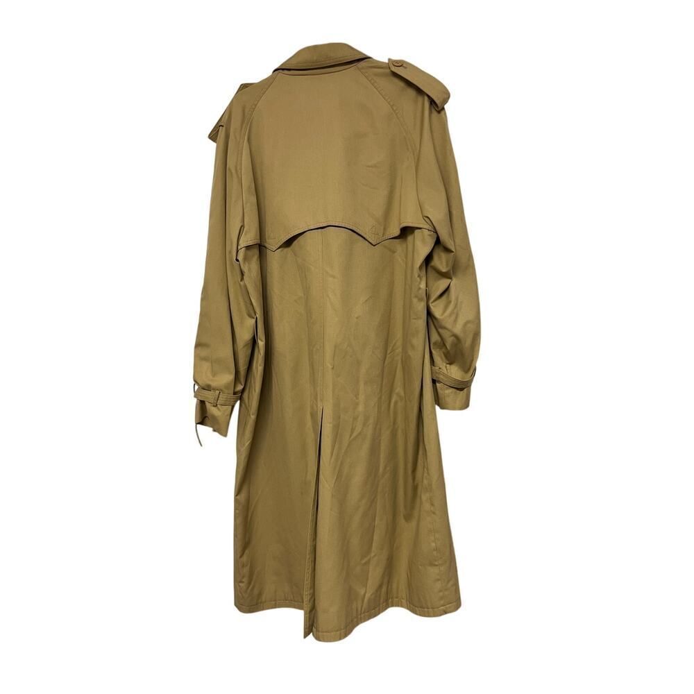 YVES SAINT LAURENT VINTAGE TRENCHCOAT WITH PLAID INTERIOR SIZE 54 EU SIZE L USA - Picture 15 of 15